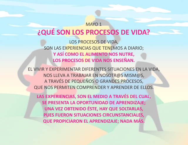 Qué son los procesos de vida?